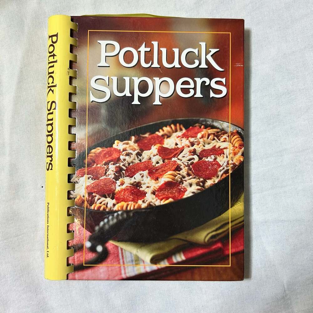 Potluck Suppers Spiral Cookbook by Publications International, Ltd. 2005